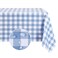 Romanstile Rectangle Vinyl Tablecloth 100 Waterproof Buffalo Gingham Plastic Table Cloth Heavy Duty Wipeable Checkered Table Covers for Outdoor Camping Picnic Patio 52 x 70 Light Blue