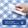 Romanstile Rectangle Vinyl Tablecloth 100 Waterproof Buffalo Gingham Plastic Table Cloth Heavy Duty Wipeable Checkered Table Covers for Outdoor Camping Picnic Patio 52 x 70 Light Blue