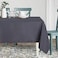 sancua Rectangle Tablecloth 60 x 102 Inch Stain and Wrinkle Resistant Washable Polyester Table Cloth Decorative Fabric Table Cover for Dining Tables Buffet Parties and Camping Grey