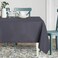 sancua Rectangle Tablecloth 60 x 102 Inch Stain and Wrinkle Resistant Washable Polyester Table Cloth Decorative Fabric Table Cover for Dining Tables Buffet Parties and Camping Grey