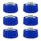 sancua Royal Blue Round Tablecloths 90 Inch 6 Pack Circle Fabric Table Cloth for July 4th Independence Day Wedding Party Banquet Birthday Washable Polyester Table Cover Fit 3072 Inch Tables