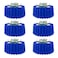 sancua Royal Blue Round Tablecloths 90 Inch 6 Pack Circle Fabric Table Cloth for July 4th Independence Day Wedding Party Banquet Birthday Washable Polyester Table Cover Fit 3072 Inch Tables