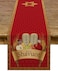 Pudodo Shavuot Table Runner The Feast of Weeks Tablecloth Jewish Pilgrim Festival Holiday Kitchen Dining Home Decoration