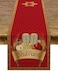 Pudodo Shavuot Table Runner The Feast of Weeks Tablecloth Jewish Pilgrim Festival Holiday Kitchen Dining Home Decoration