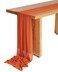 SHERWAY 27 x 168 Inch Burnt Orange Wedding Chiffon Table Runner Extra Long 14FT Soft Semi Sheer Tablecloth Table Overlay Rustic Wedding Bridal Shower Baby Shower Party Table Decoration