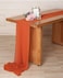 SHERWAY 27 x 168 Inch Burnt Orange Wedding Chiffon Table Runner Extra Long 14FT Soft Semi Sheer Tablecloth Table Overlay Rustic Wedding Bridal Shower Baby Shower Party Table Decoration