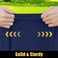 Smiry Rectangle Picnic Table Cloth Waterproof Elastic Fitted Tablecloths for 6 Foot Tables Washable Polyester Table Cover for Camping Indoor and Outdoor Navy 30x72