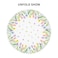 Kawani Spring Summer Easter Tablecloth Round 60 Inch Watercolor Flowers Lavender Tulip Blooming Floral Washable Wrinkle StainResistant Polyester Holiday Table Cloth For Party Dinner Picnic Outdoor Ind