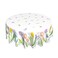 Kawani Spring Summer Easter Tablecloth Round 60 Inch Watercolor Flowers Lavender Tulip Blooming Floral Washable Wrinkle StainResistant Polyester Holiday Table Cloth For Party Dinner Picnic Outdoor Ind