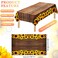 Tegeme 1 Pcs Disposable Sunflower Tablecloth 425 x 708 Inch Wood Grain Plastic Rustic Vintage Rectangle Table Covers Countryside Outdoor Tablecloth for Dinning Table Kitchen Party Banquet