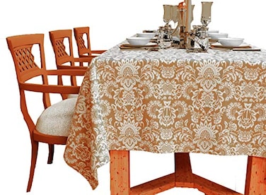 The Season Thread Table Cloth Beige 100 Cotton Square Table Cover Size 52x52 Inch for Kitchen Dining Tabletop Decoration Parties Thanks Giving and Everyday Use