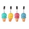 TwoFish Home Set of 4 Ice Cream Resin Tablecloth Weights Clips Handicraft Ice Cream Tablecloth Clamps Pack of 4
