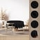 Utopia Kitchen Round Table Cloth 2 Pack60 Inches Black Tablecloth Machine Washable Polyester Table Cover for Dining Buffet Parties Picnics Events Weddings and Restaurants