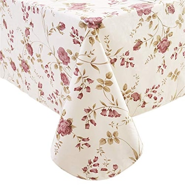 Walrus Heavy Duty Vinyl Tablecloth with Flannel Backing Waterproof OilProof Plastic Table Cloth StainResistant Wipeable Rectangle or Square Table Cover for Indoor and Outdoor Flowers 54X54 Inch