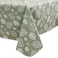 Walrus Heavy Duty Vinyl Tablecloth with Flannel Backing Waterproof OilProof Plastic Table Cloth StainResistant Wipeable Rectangle or Square Table Cover for Indoor and Outdoor Leaf 54X54 Inch