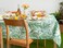 YiHomer Indoor Outdoor Tabletop for Spring Summer Decorations Picnics and Dinner Parties Stain and Water Resistant Palm Leaves Dream Tablecloth 60 x 102 Rectangle