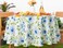 YiHomer Indoor Outdoor Tabletop for Spring Summer Decorations Picnics and Dinner Parties Stain and Water Resistant Spring Blossoms Tablecloth 70 Round
