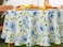 YiHomer Indoor Outdoor Tabletop for Spring Summer Decorations Picnics and Dinner Parties Stain and Water Resistant Spring Blossoms Tablecloth 70 Round