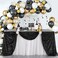 B-COOL BCOOL Black Sequin Tablecloth Halloween Shimmer Tablecloth 50x80inch Rectangular Table Overlays for Wedding Birthday Party Prom Table Decorations