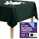 Gee Di Moda Rectangle Tablecloth 60 x 102 Inch Hunter Green Table Cloth for 6 Foot Rectangle Tables Heavy Duty Washable Fabric for Holiday Party Dinner Weddings Baby Shower Events
