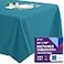 Gee Di Moda Rectangle Tablecloth 90 x 132 Inch Caribbean Table Cloth for 6 Foot Tables with FloorLength Drop Heavy Duty Washable Fabric for Holiday Party Dinner Weddings Baby Shower