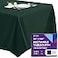 Gee Di Moda Rectangle Tablecloth 90 x 156 Inch Hunter Green Table Cloth for 8 Foot Tables with FloorLength Drop Heavy Duty Washable Fabric for Holiday Party Dinner Weddings Baby Shower