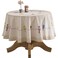 Maison d' Maison d Hermine Table Cloth Round Table 100 Cotton 69 Round Inches Tablecloth Reusable Decorative for Dining Kitchen Room Farmhouse Party Home Hotel Restaurant Spring Summer Birdies on Wire