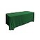 LA Linen Polyester Poplin Washable Rectangular Tablecloth Stain and Wrinkle Resistant Table Cover 90x132 Fabric Table Cloth for Dinning Kitchen Party Holiday 90 by 132Inch Emerald Green