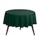 Gee Di Moda Round Tablecloth 120 Inch Hunter Green Round Table Cloth for 60 to 96 Inch Round Tables Heavy Duty Washable Fabric for Buffet Table Holiday Party Dinner Wedding Baby Shower