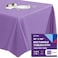 Gee Di Moda Rectangle Tablecloth 90 x 132 Inch Lavender Table Cloth for 6 Foot Tables with FloorLength Drop Heavy Duty Washable Fabric for Holiday Party Dinner Weddings Baby Shower
