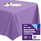 Gee Di Moda Rectangle Tablecloth 90 x 132 Inch Lavender Table Cloth for 6 Foot Tables with FloorLength Drop Heavy Duty Washable Fabric for Holiday Party Dinner Weddings Baby Shower