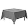 Gee Di Moda Square Tablecloth 70 x 70 Inch Charcoal Table Cloth for Medium Square or Round Tables Heavy Duty Washable Fabric for Buffet Table Holiday Party Dinner Wedding Baby Shower