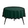 Gee Di Moda Round Tablecloth 108 Inch Hunter Green Round Table Cloth for 48 to 72 Inch Round Tables Heavy Duty Washable Fabric for Buffet Table Holiday Party Dinner Wedding Baby Shower