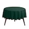 Gee Di Moda Round Tablecloth 108 Inch Hunter Green Round Table Cloth for 48 to 72 Inch Round Tables Heavy Duty Washable Fabric for Buffet Table Holiday Party Dinner Wedding Baby Shower