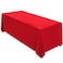 Surmente Red Christmas Tablecloth 90 x 132inch Rectangular Polyester Table Cloth for Weddings Banquets or Restaurants