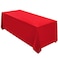 Surmente Red Christmas Tablecloth 90 x 132inch Rectangular Polyester Table Cloth for Weddings Banquets or Restaurants