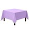 Gee Di Moda Square Tablecloth 85 x 85 Inch Lavender Table Cloth for Large Square or Round Tables Heavy Duty Washable Fabric for Buffet Table Holiday Party Dinner Wedding Baby Shower