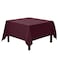 Gee Di Moda Square Tablecloth 85 x 85 Inch Burgundy Table Cloth for Large Square or Round Tables Heavy Duty Washable Fabric for Buffet Table Holiday Party Dinner Wedding Baby Shower