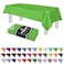 Grandipity Lime Green Plastic Table Cloth Disposable 6 Pk 54in x 108in Plastic Tablecloths for Rectangle Tables Premium Party Table Cloths Disposable for 6ft to 8ft Rectangle Tables