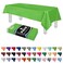 Grandipity Lime Green Plastic Table Cloth Disposable 6 Pk 54in x 108in Plastic Tablecloths for Rectangle Tables Premium Party Table Cloths Disposable for 6ft to 8ft Rectangle Tables