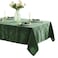 Newbridge Barcelona Damask Fabric Tablecloth 60 x 84 Inch Rectangle Hunter Green No Iron Soil Resistant Table Cover for Dining Parties and Holidays