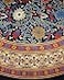 India Arts Sunflower Print Round Cotton Tablecloth 70 Yellow on Black