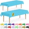 DecorRack 2 Rectangular Tablecloths BPAFree Plastic 54 x 108 inch Dining Table Cloth Rectangle Table Cover for Parties Picnic Camping and Outdoor Disposable or Reusable Turquoise 2 Pack