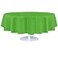 Grandipity Lime Green Plastic Table Cloth Disposable 6 Pk 84in Round Tablecloth Premium Party Table Cloths Disposable Perfect Table Cloth Round Cover for Any Table Up to 6 Feet