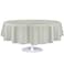 Grandipity Light Grey Plastic Table Cloth Disposable 6 Pk 84in Round Tablecloth Premium Party Table Cloths Disposable Perfect Table Cloth Round Cover for Any Table Up to 6 Feet