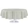 Grandipity Light Grey Plastic Table Cloth Disposable 6 Pk 84in Round Tablecloth Premium Party Table Cloths Disposable Perfect Table Cloth Round Cover for Any Table Up to 6 Feet