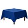 Gee Di Moda Square Tablecloth 85 x 85 Inch Royal Blue Table Cloth for Large Square or Round Tables Heavy Duty Washable Fabric for Buffet Table Holiday Party Dinner Wedding Baby Shower