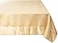 Violet Linen Luxurious Damask Crocodile Design Tablecloths 54 X 72 in Gold