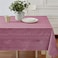 Newbridge Burgundy Moire Wavy Solid Vinyl Flannel Backed Tablecloth 52 x 52 Inch Square Heavyweight Indoor Outdoor Waterproof Table Cover Easy Care Wipe Clean