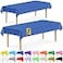 DecorRack 2 Rectangular Tablecloths BPAFree Plastic 54 x 108 Inch Disposable or Reusable Table Cover for Parties Picnic Outdoor Royal Blue 2 Pack Individually Wrapped